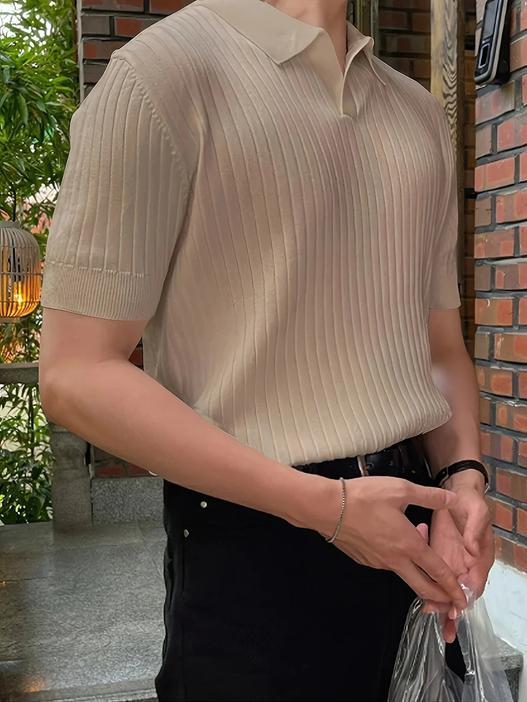 Avgustin - Casual Short Sleeve Polo Shirt