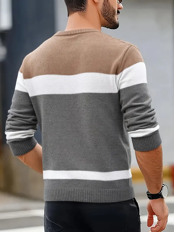 Watkins - Casual Long Sleeve Knitted Sweater