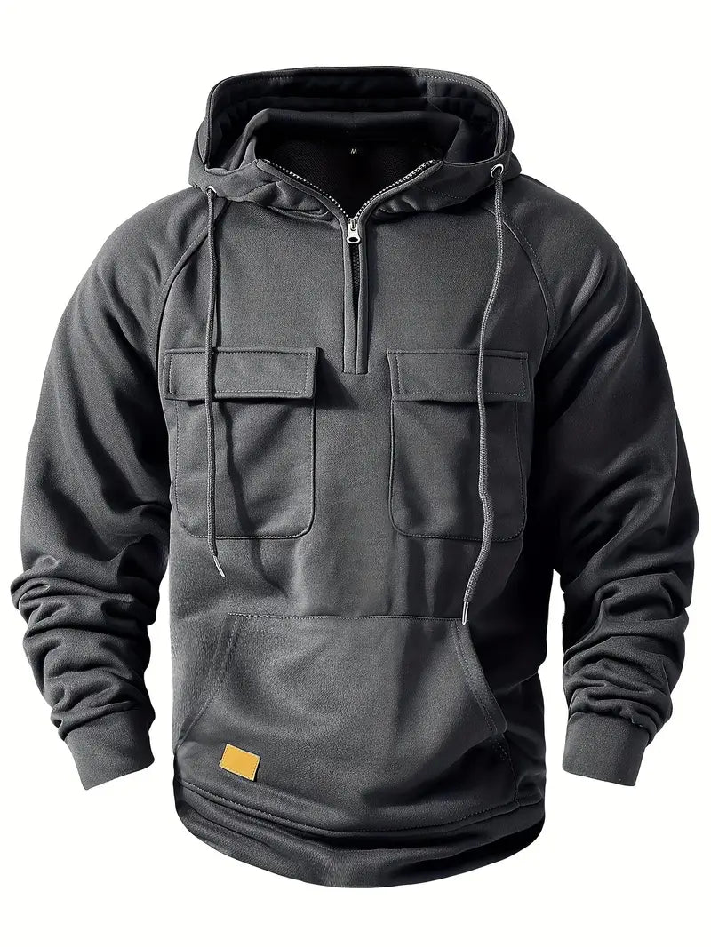 Bieber - Comfortable Multi Pocket Hoodie