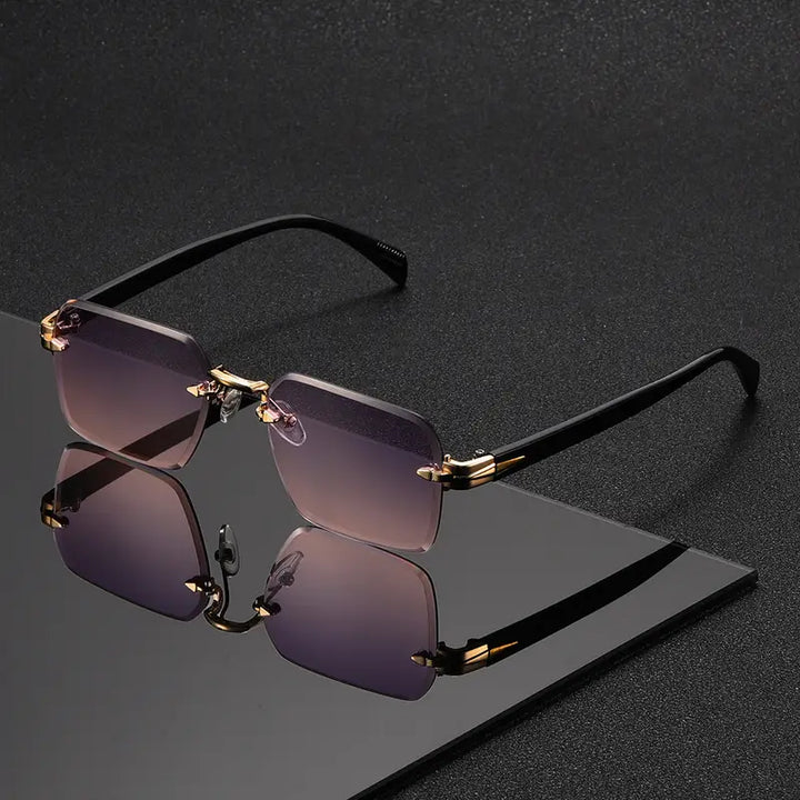 OptoSleek - Frameless Square Glasses