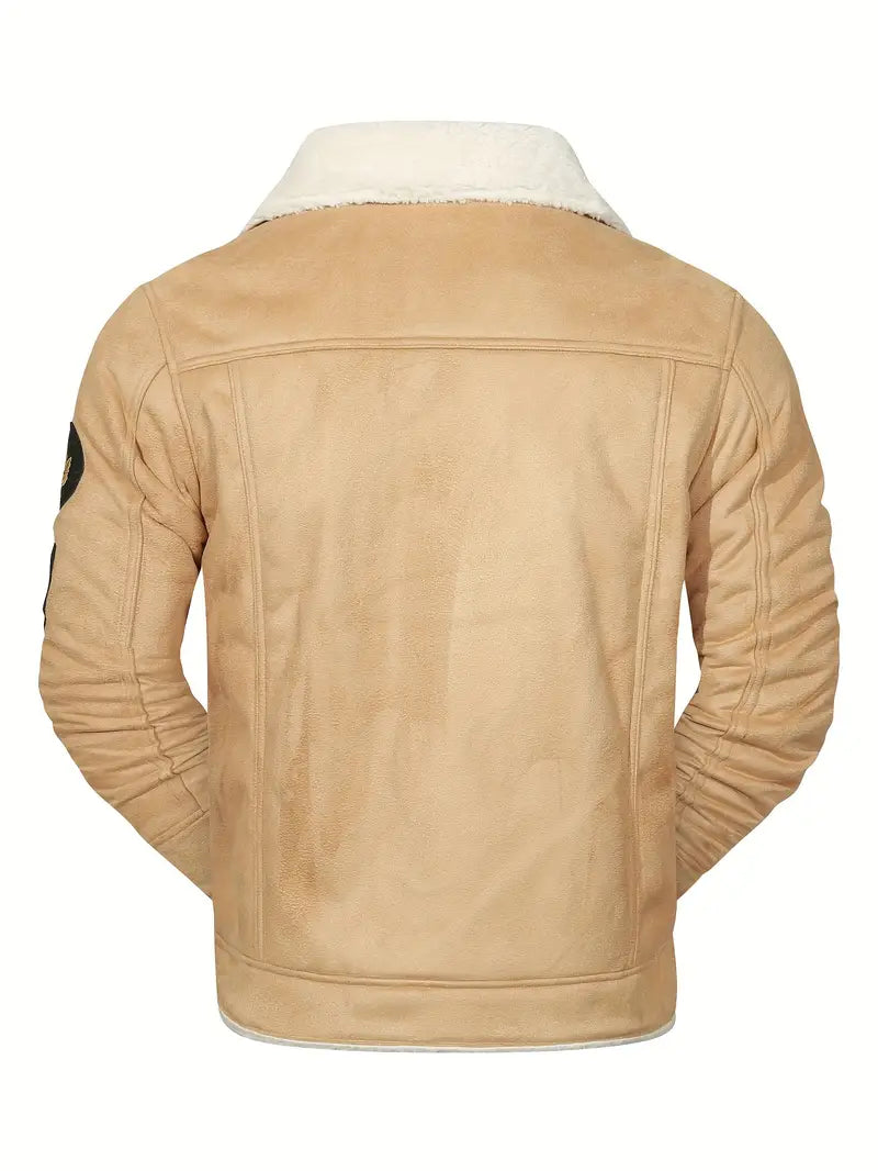 Frederik - Casual Polyester Jacket with Faux Lining