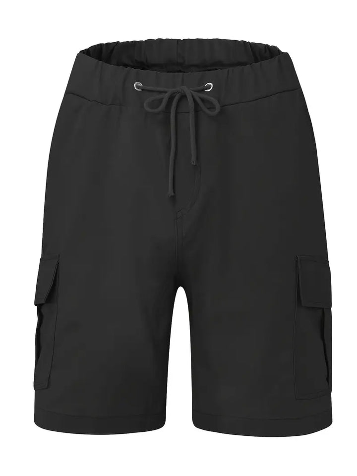 Jelte - Casual Non Stretch Drawstring Cargo Shorts