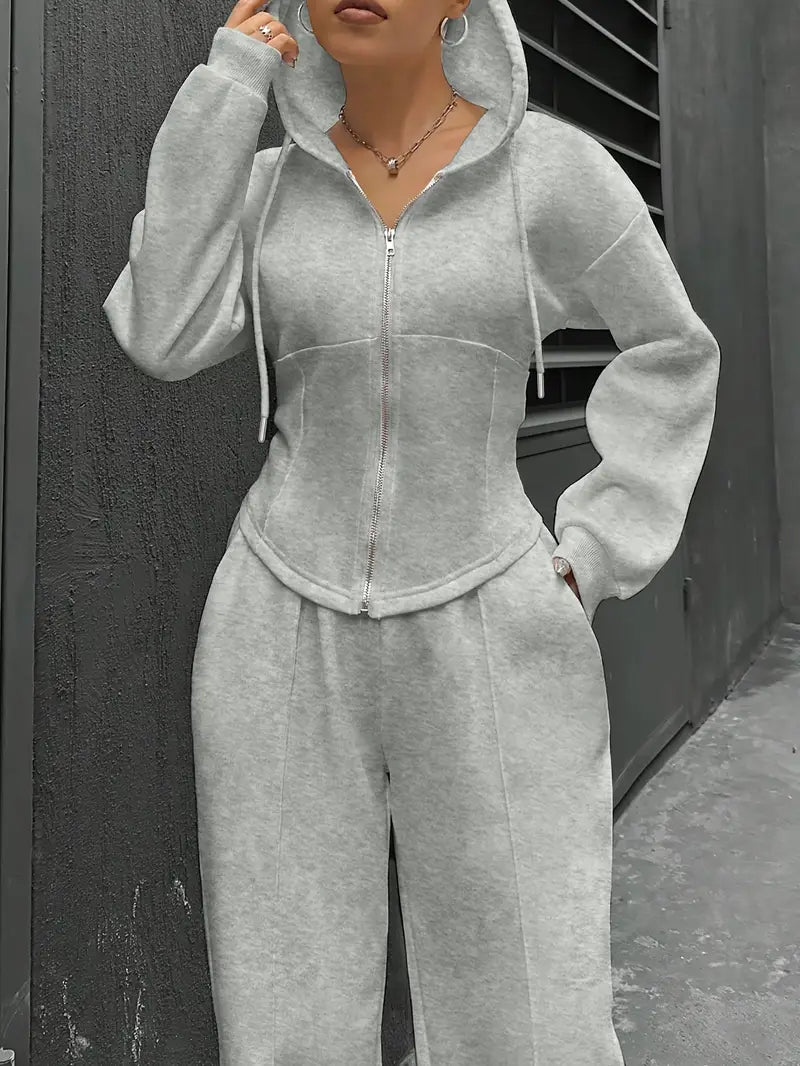 Nanci - Casual Long Sleeve Two Piece Set