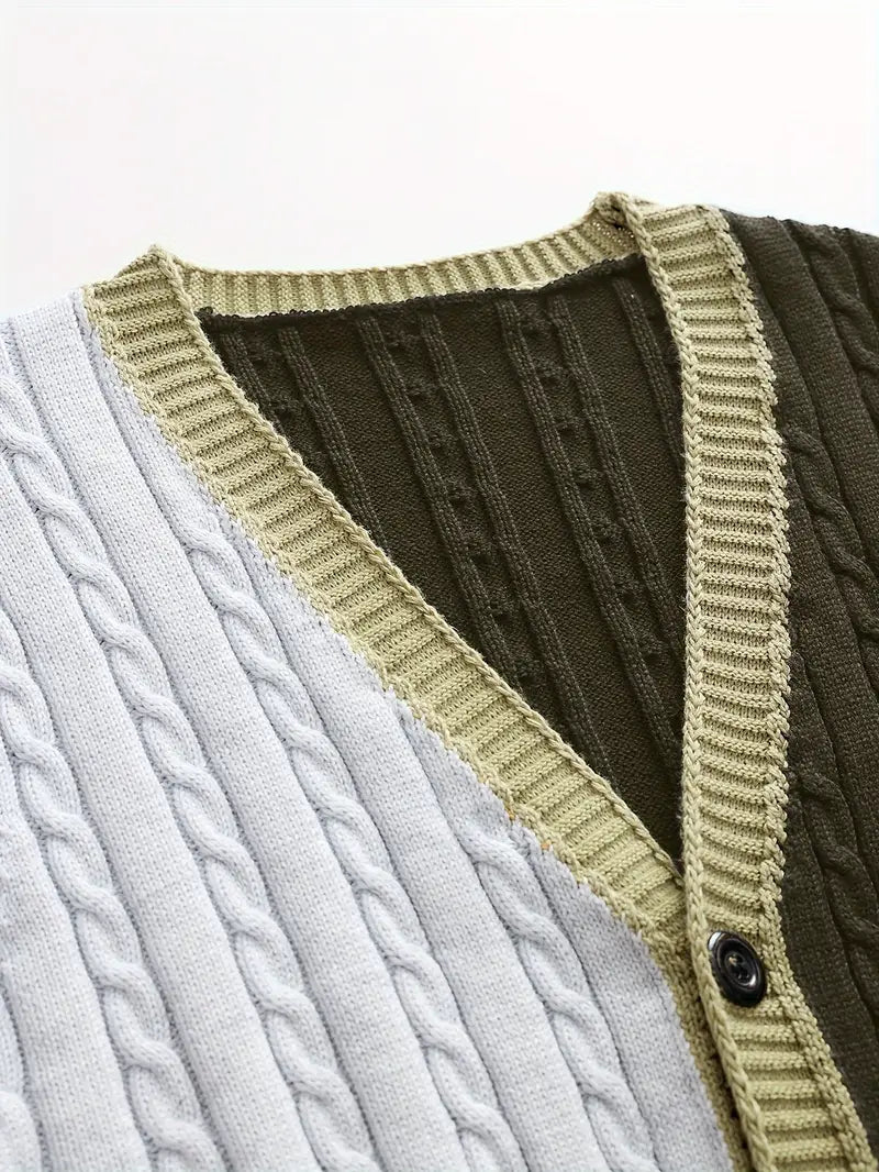 Bryant - Breathable Knitted Long Sleeve Cardigan