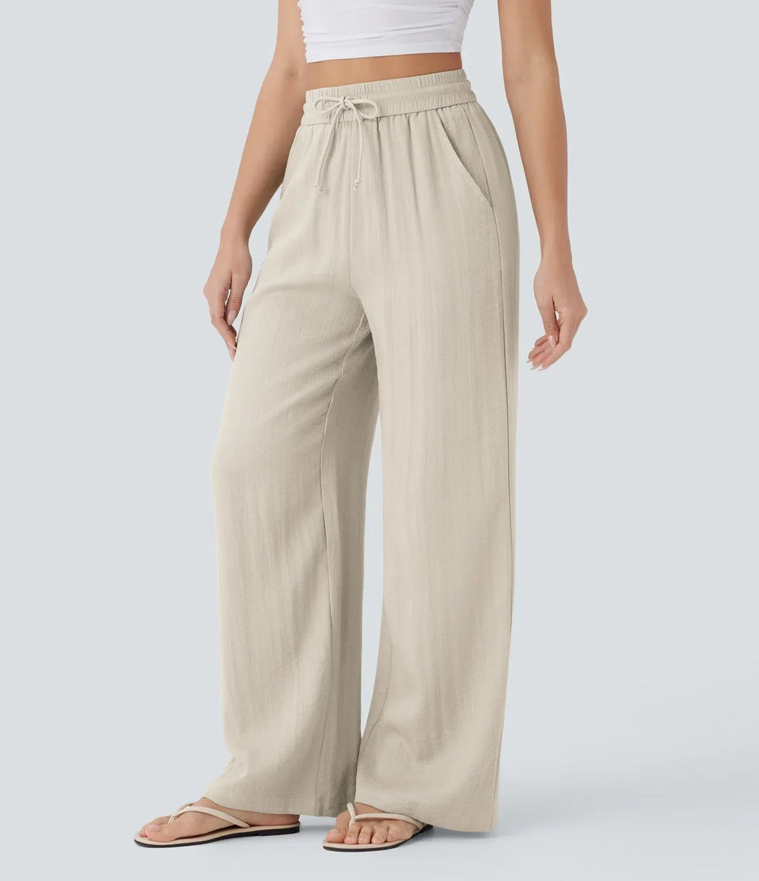 Zafeiria - Elegant Linen Pants