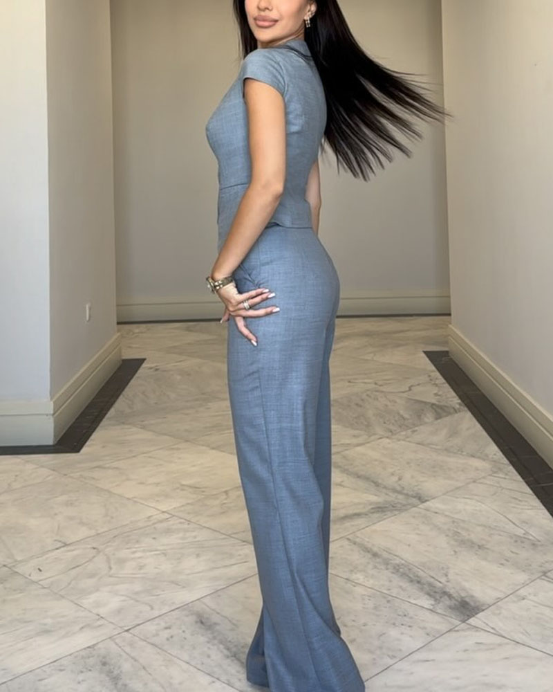 Nizhoni - Linen Blouse and Pants Set