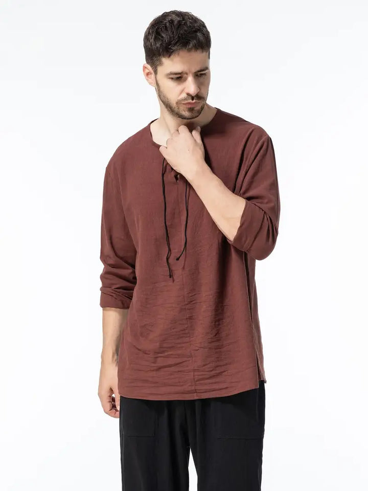 Pawel - Cotton Long Sleeve Shirt