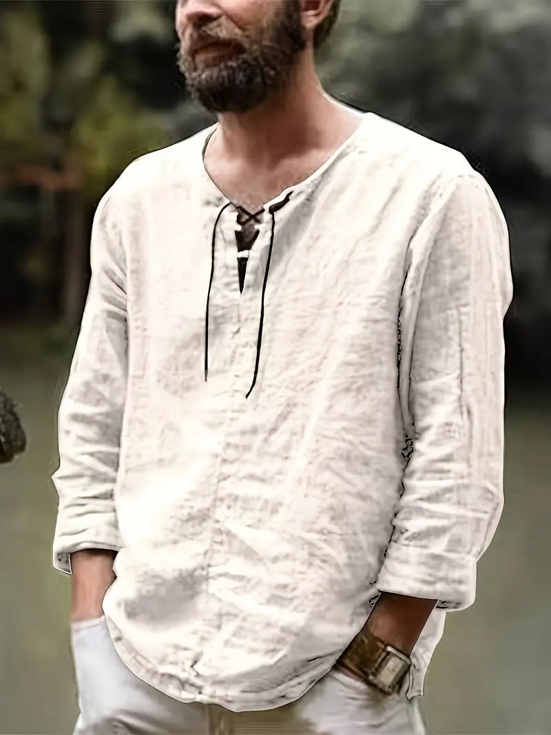 Pawel - Cotton Long Sleeve Shirt