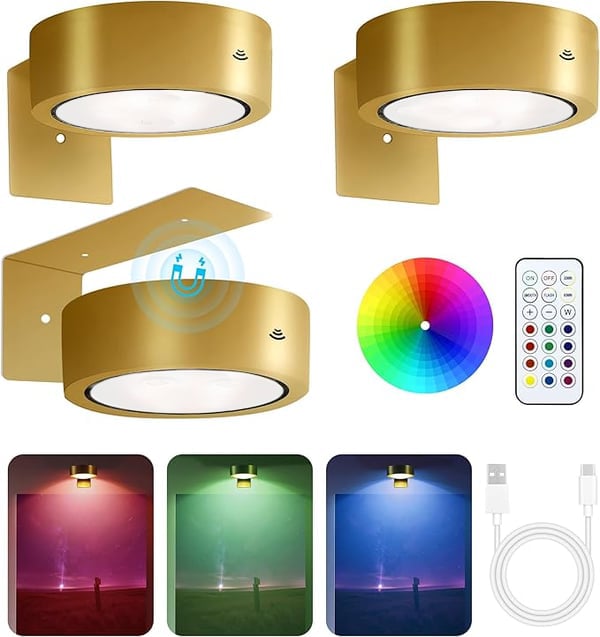 GlowFrame - Magnetic Painting Light with 13 Lighting Mode ( Pack of 3 )