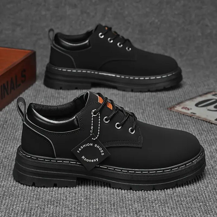 Trevino - Classic Lace-Up Shoes With Round Toe