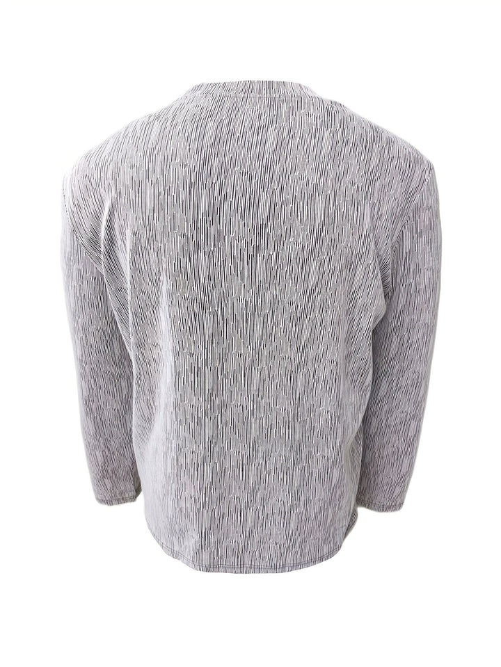 Usher - Slim Fit Long Sleeve V-Neck T-Shirt