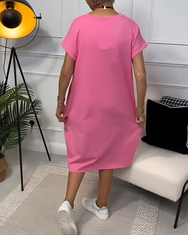 Jocelyn - Casual Comfort Dress With Pocket
