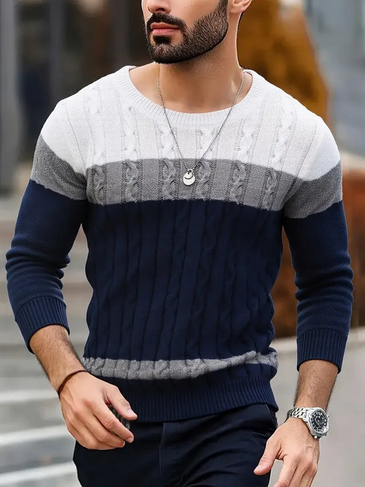 Watkins - Casual Long Sleeve Knitted Sweater