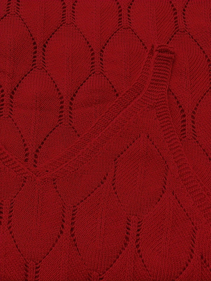 Luciana - Sleeveless Long Knitted Dress With A Coat Style