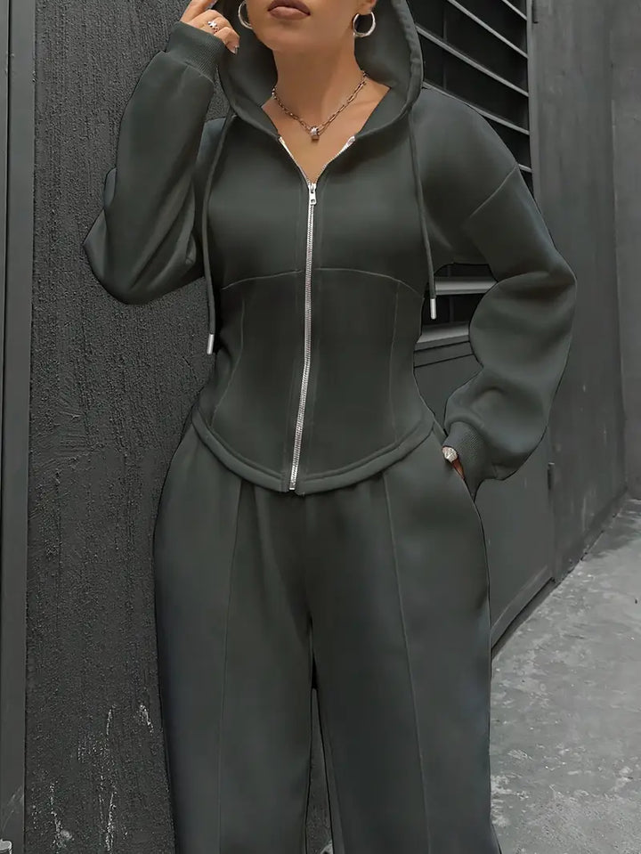 Nanci - Casual Long Sleeve Two Piece Set