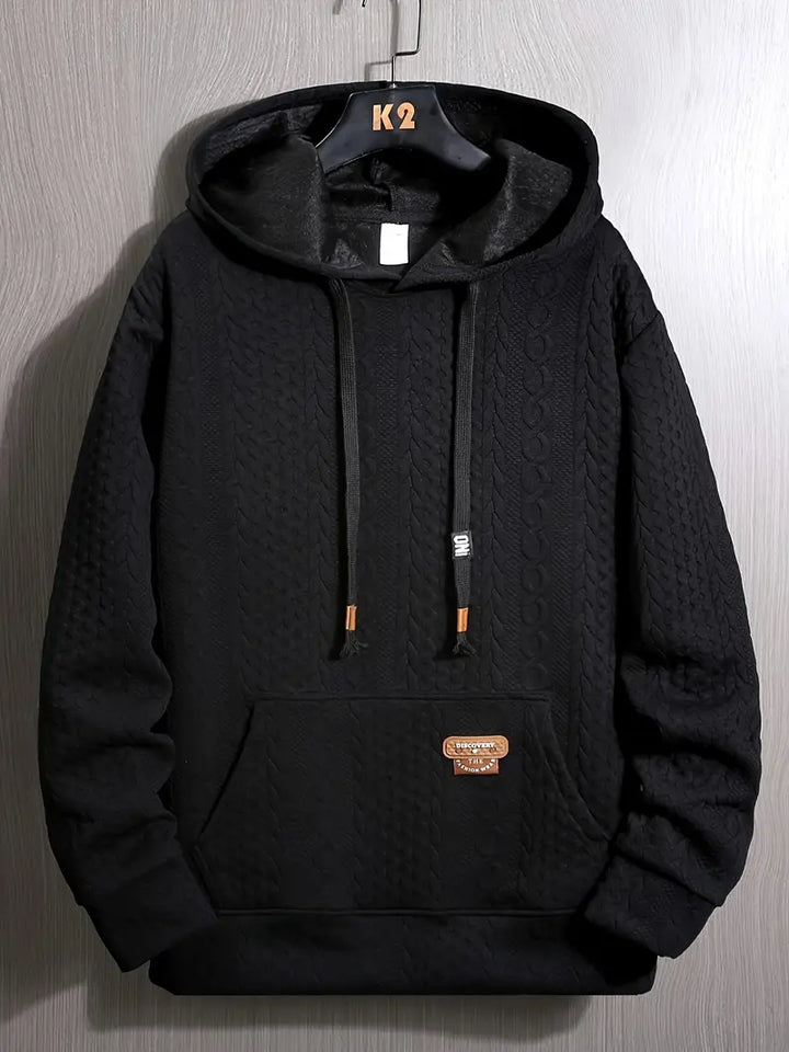 Pruitt - Long Sleeve Knitted Hoodie