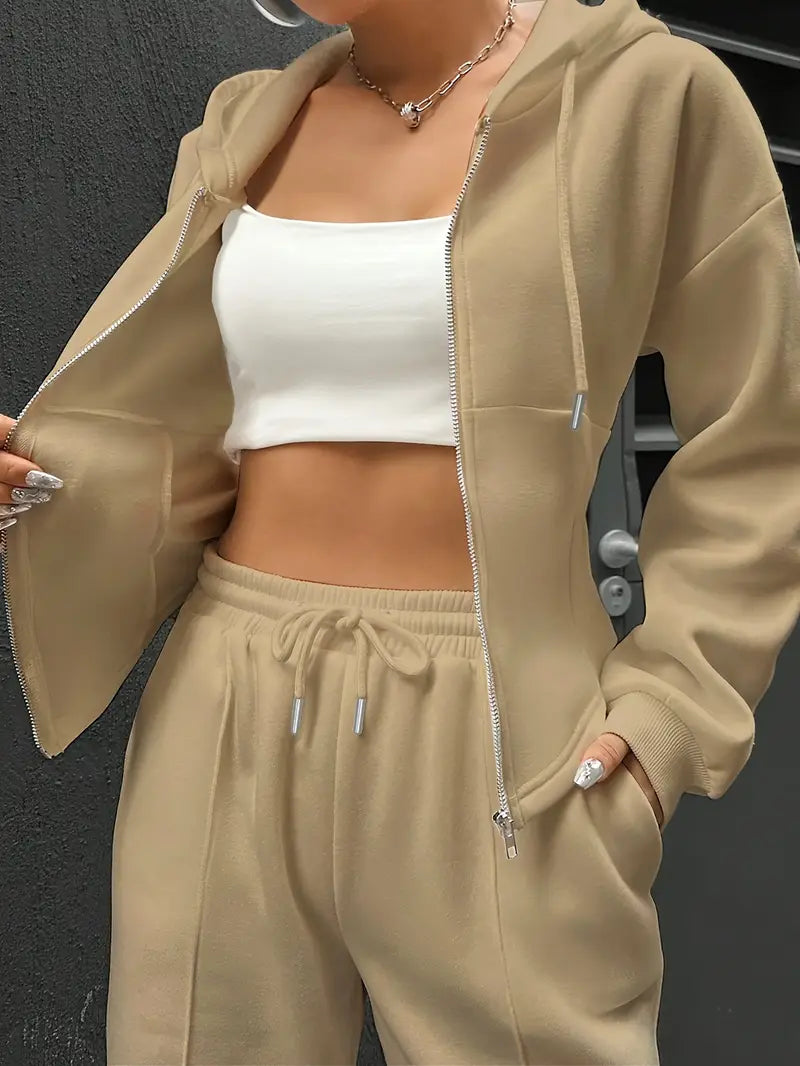 Nanci - Casual Long Sleeve Two Piece Set