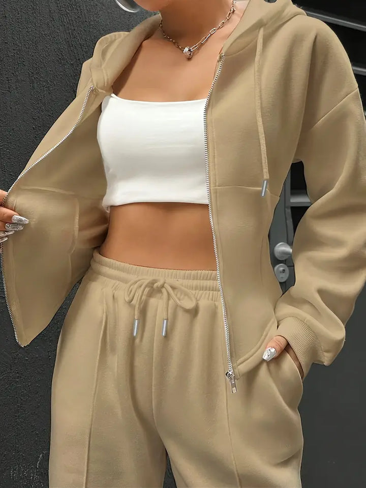 Nanci - Casual Long Sleeve Two Piece Set