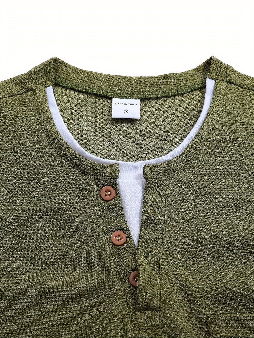 Wladimir - Long Sleeve Polo Shirt With Button And Pocket