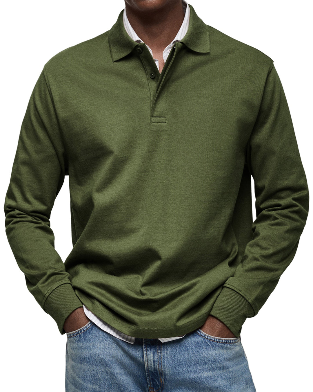 Joseba - Casual Long Sleeve Polo Shirt