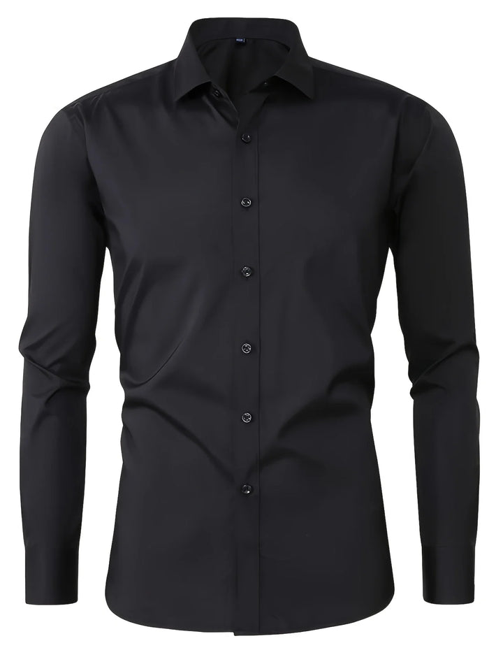 Byron - Elegant Long Sleeve Shirt With Button