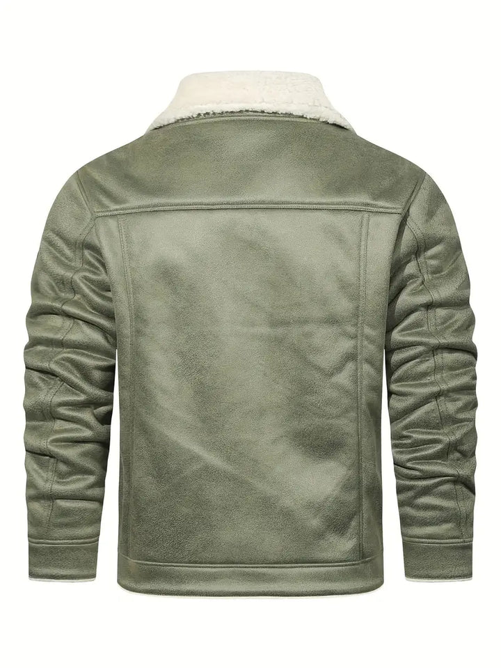 Frederik - Casual Polyester Jacket with Faux Lining