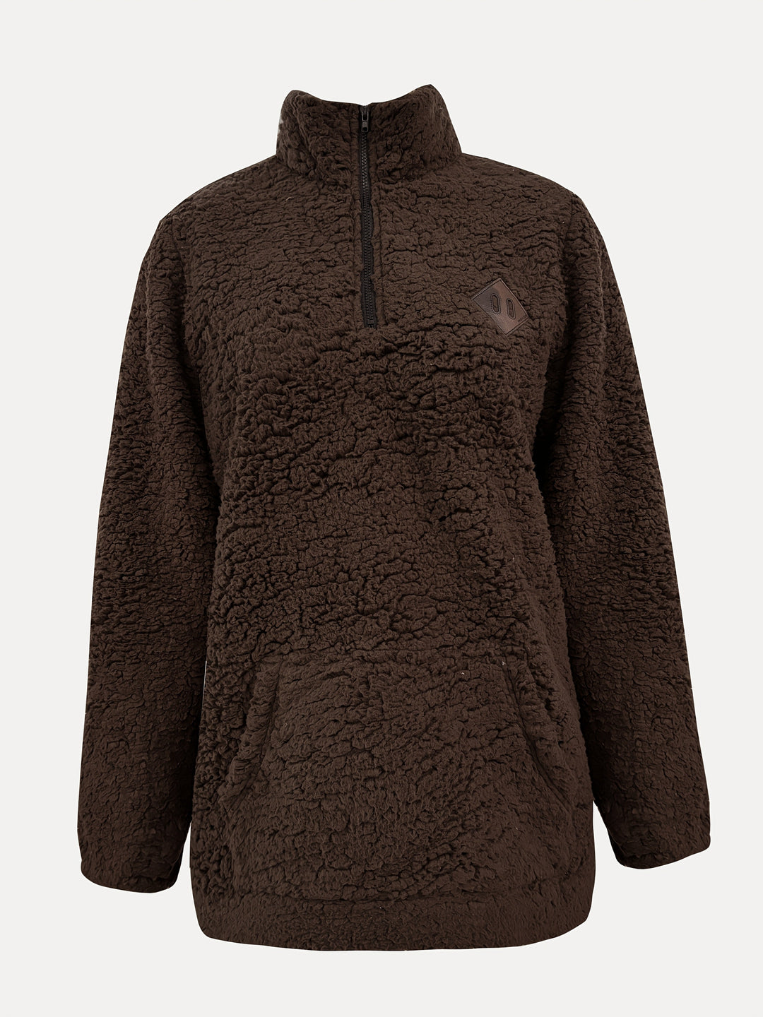 Willemien - Long Sleeve Fleece Zippered Sweatshirt