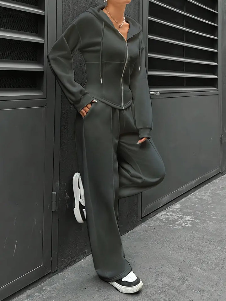 Nanci - Casual Long Sleeve Two Piece Set