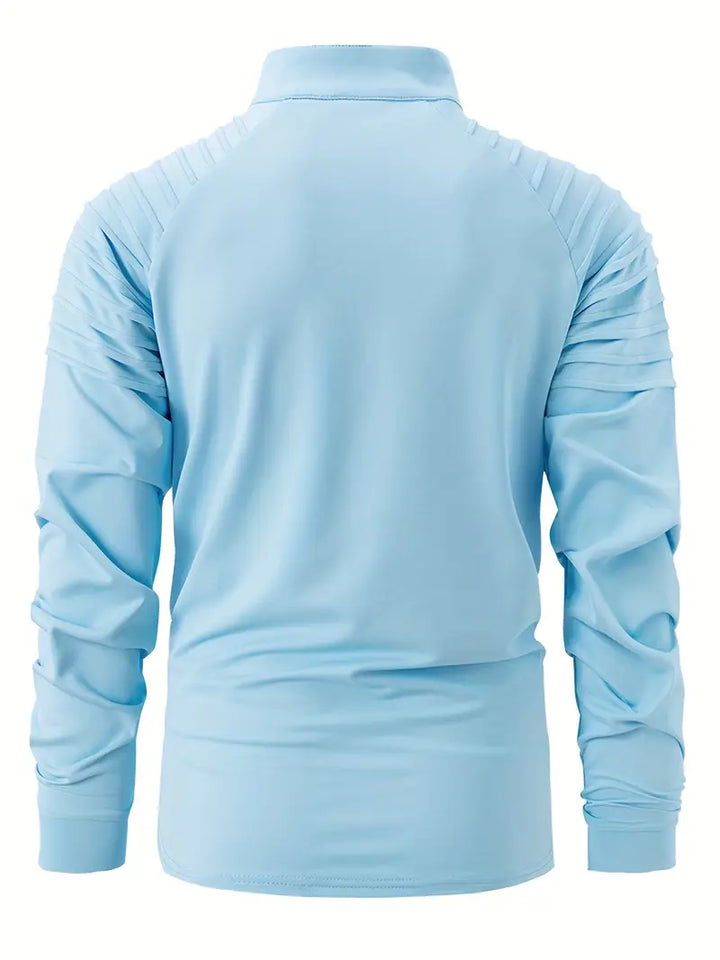 Linwood  - Long Sleeve Polo Shirt With Zipper