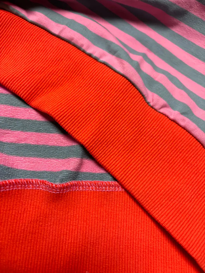 Nirina - Long Sleeve Striped Print Shirt