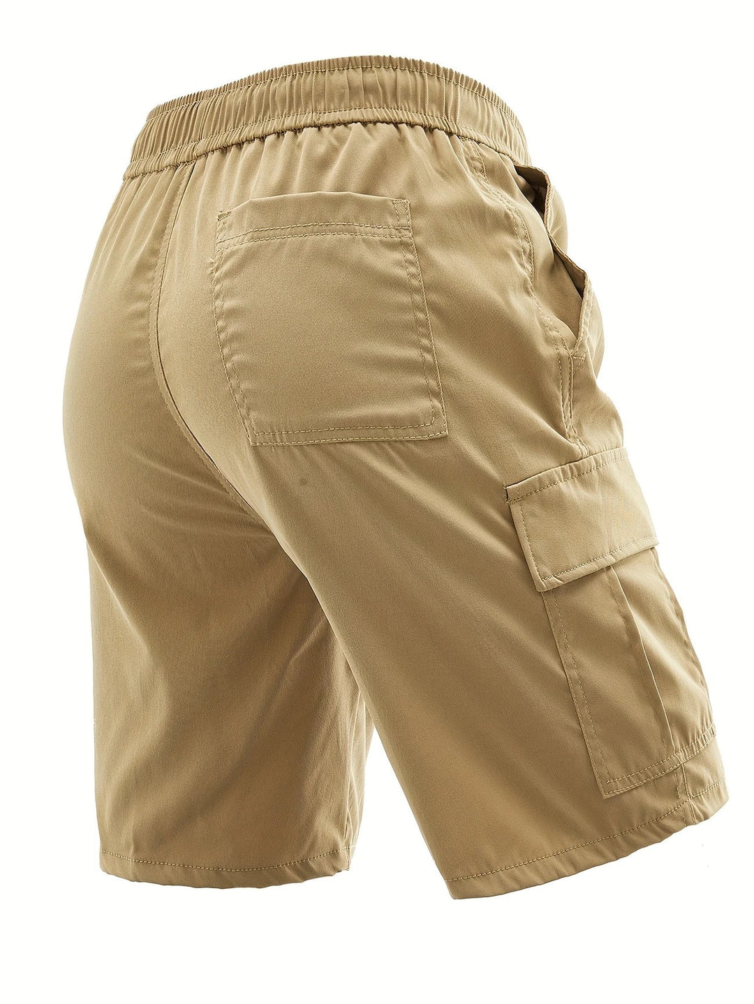 Lewand - Elegant Loose Fit Cargo Shorts With Side Pocket