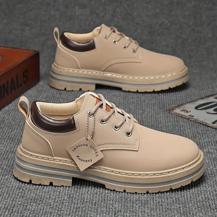 Trevino - Classic Lace-Up Shoes With Round Toe