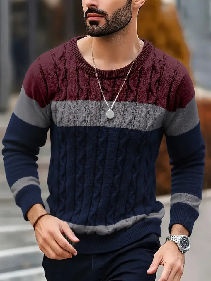Watkins - Casual Long Sleeve Knitted Sweater