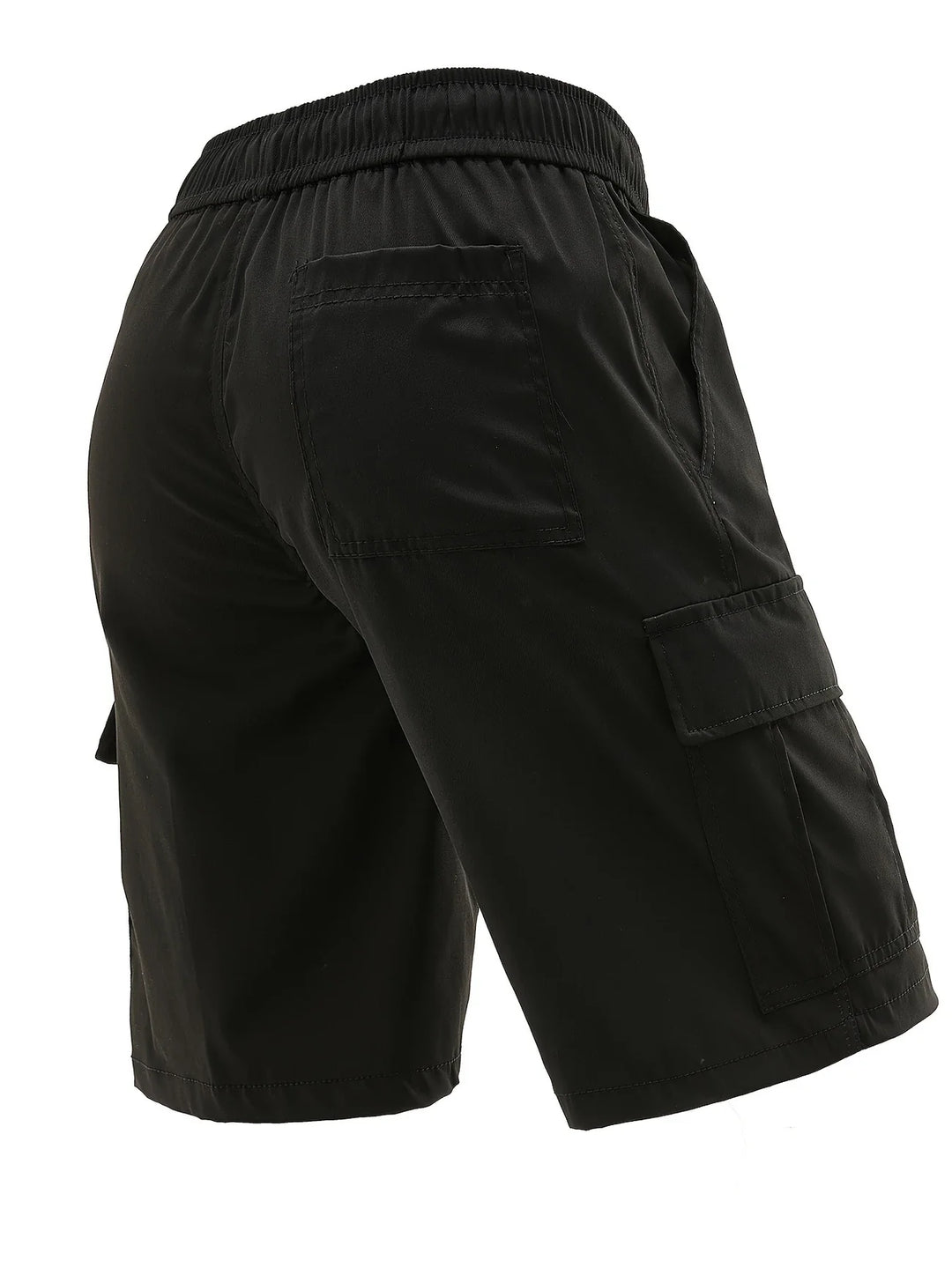 Lewand - Elegant Loose Fit Cargo Shorts With Side Pocket