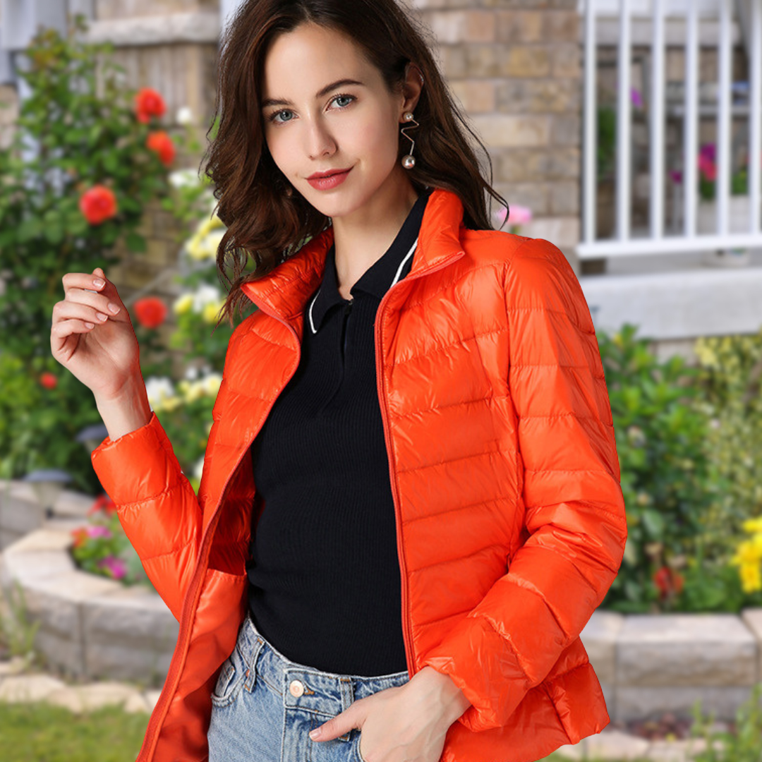 Isla - White Down Waterproof Jacket