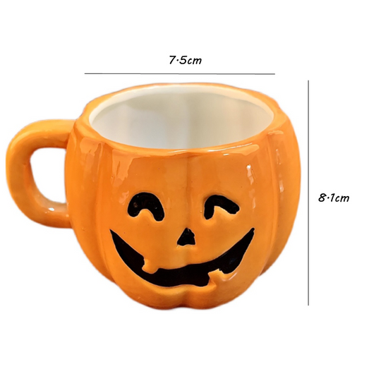 GlowSip - Pumpkin Smile Halloween Mug