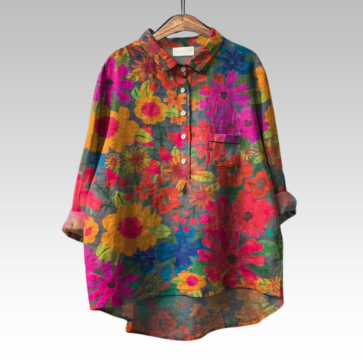 Jolanda - Classic Floral Blouses