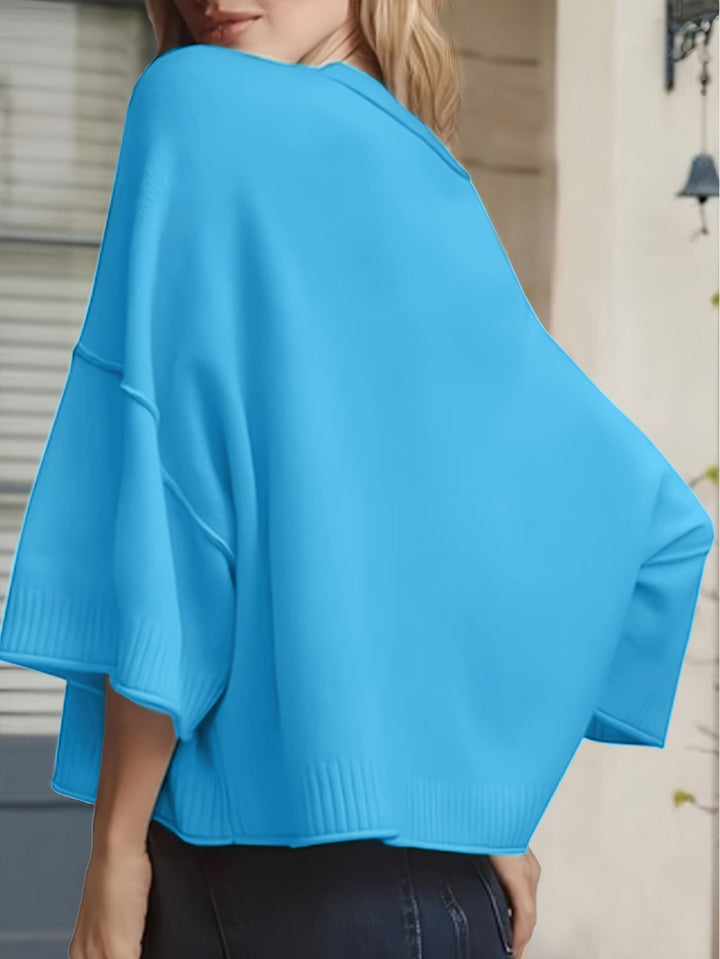 Shilena - Casual Short Sleeve Cardigan