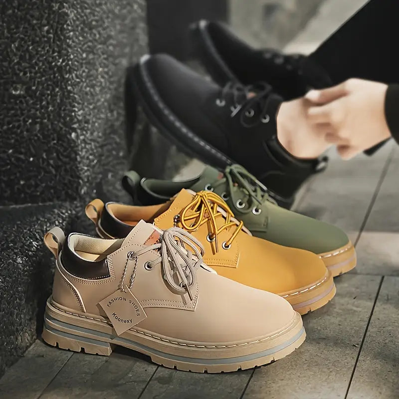 Trevino - Classic Lace-Up Shoes With Round Toe