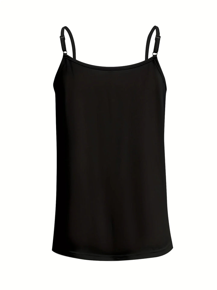 Juna - Elegant Sleeveless Lace Top With V Neck