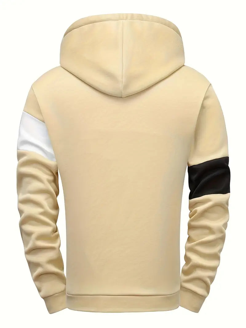 Tigran - Stylish Patchwork Hoodie