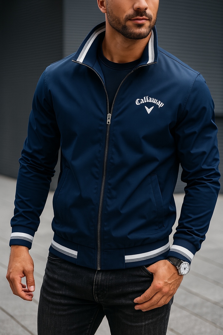 Jason - Embroidered Callaway Zipper Jacket