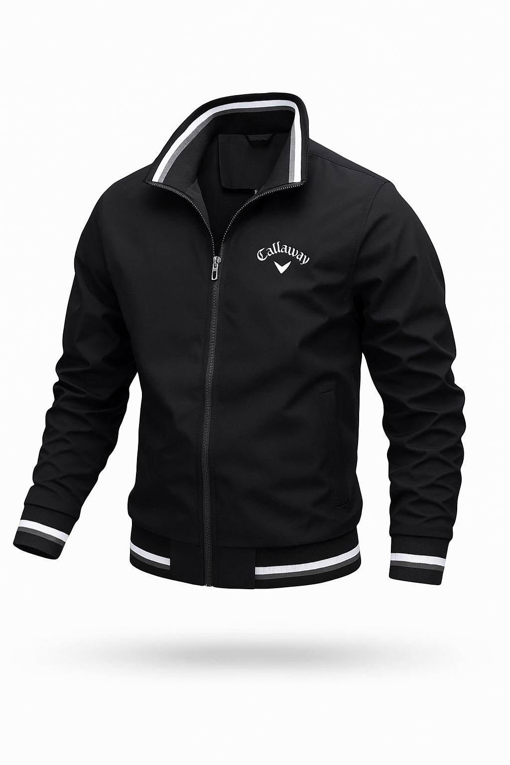 Jason - Embroidered Callaway Zipper Jacket