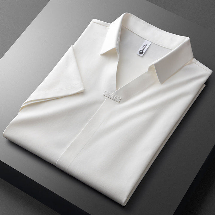 Milton - Breathable Silk Polo Shirt