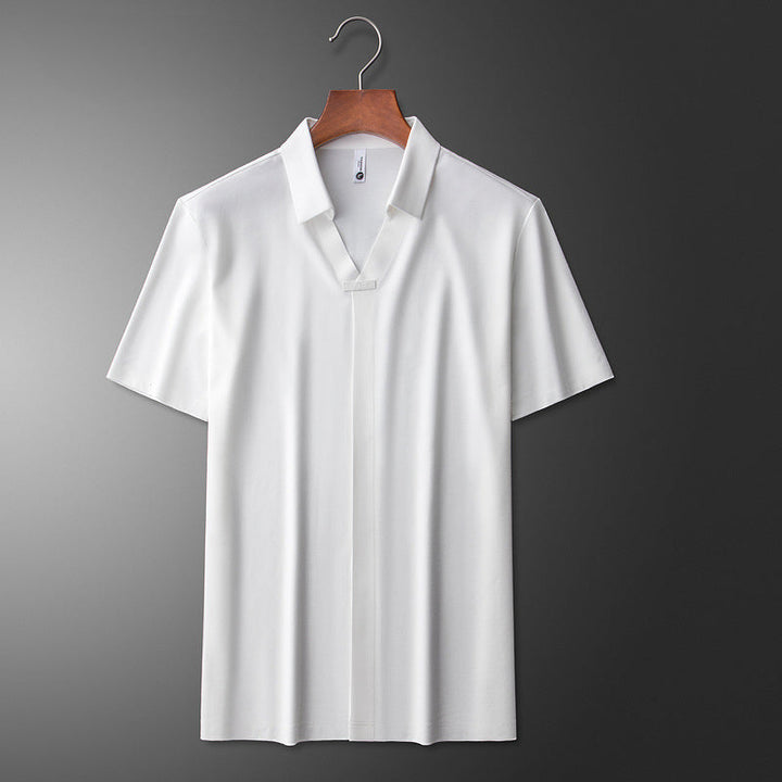 Milton - Breathable Silk Polo Shirt