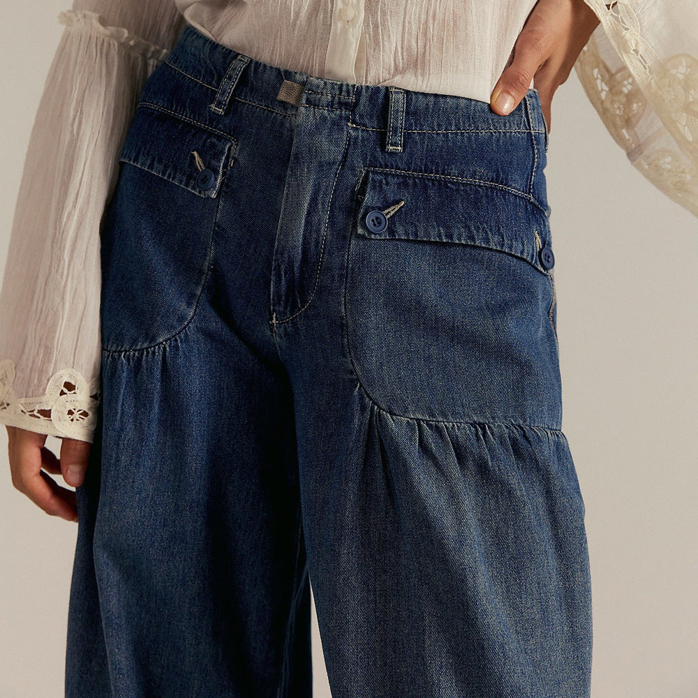 Zilda - Elegant Flowy-Fit Jeans