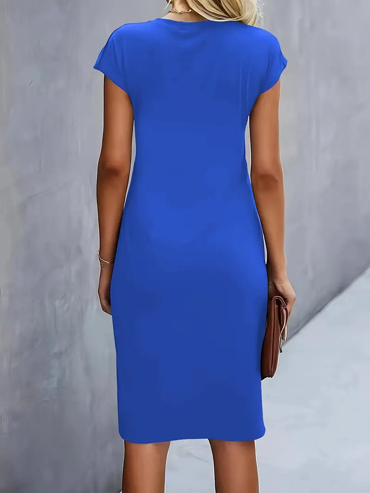 Adelina - Stylish Round Neck Dress