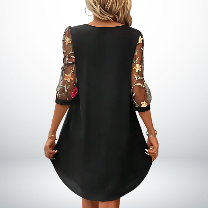 Dumelza - Floral Sleeve Mini Dress