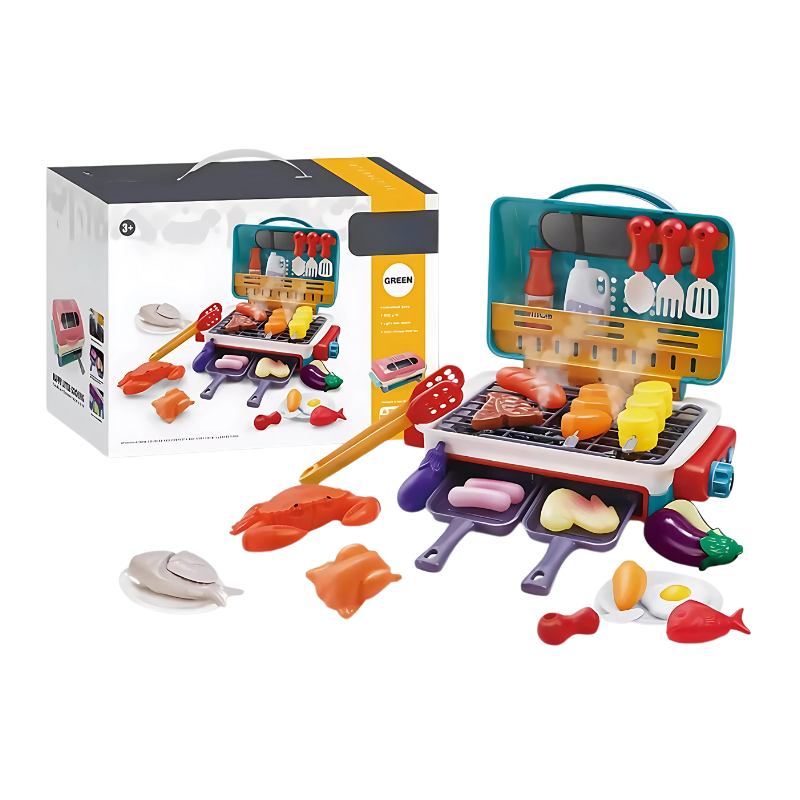 GrillMagic - Sizzling BBQ Playset with Color-Changing Food