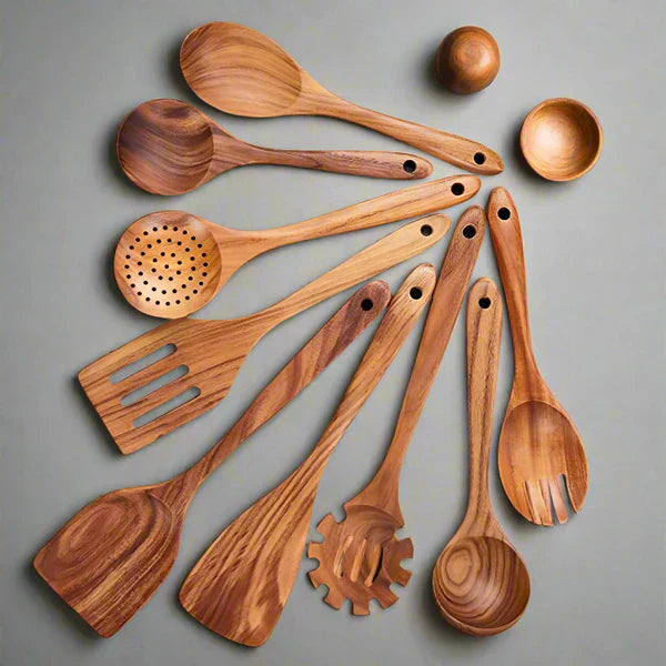 TeakCraft - Teak Cooking Set